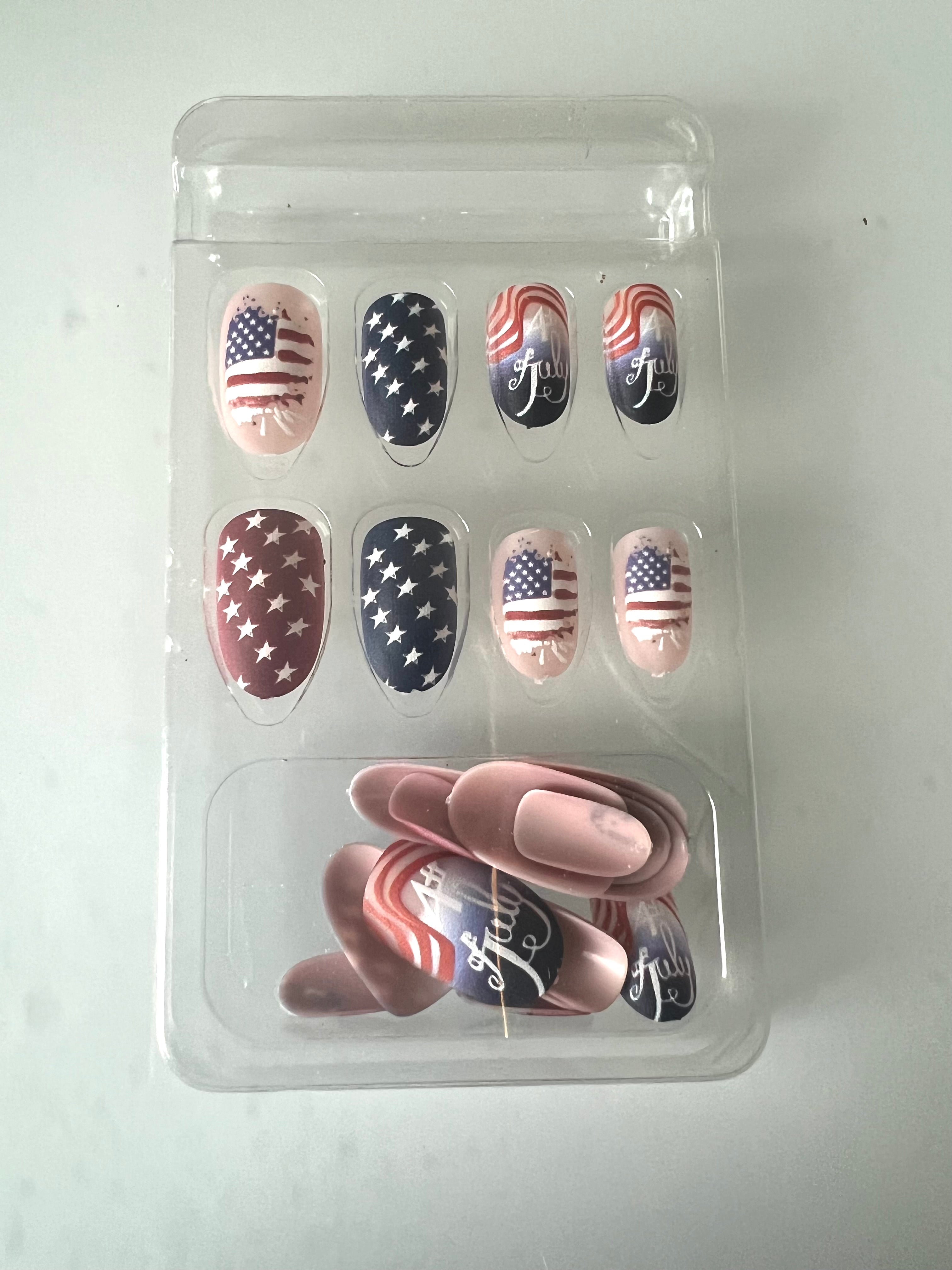 Independence Day Press On Nails