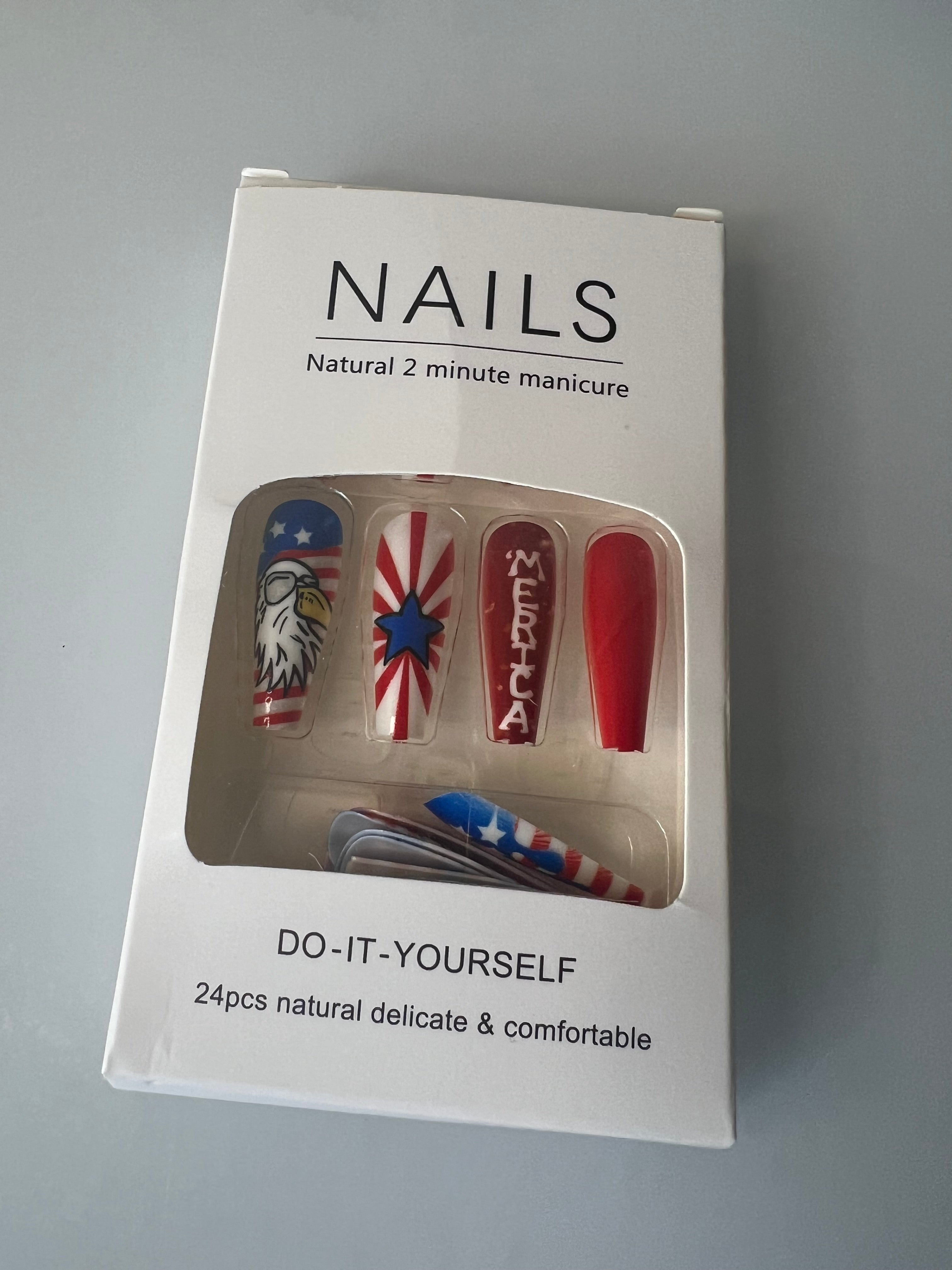 Independence Day Press On Nails