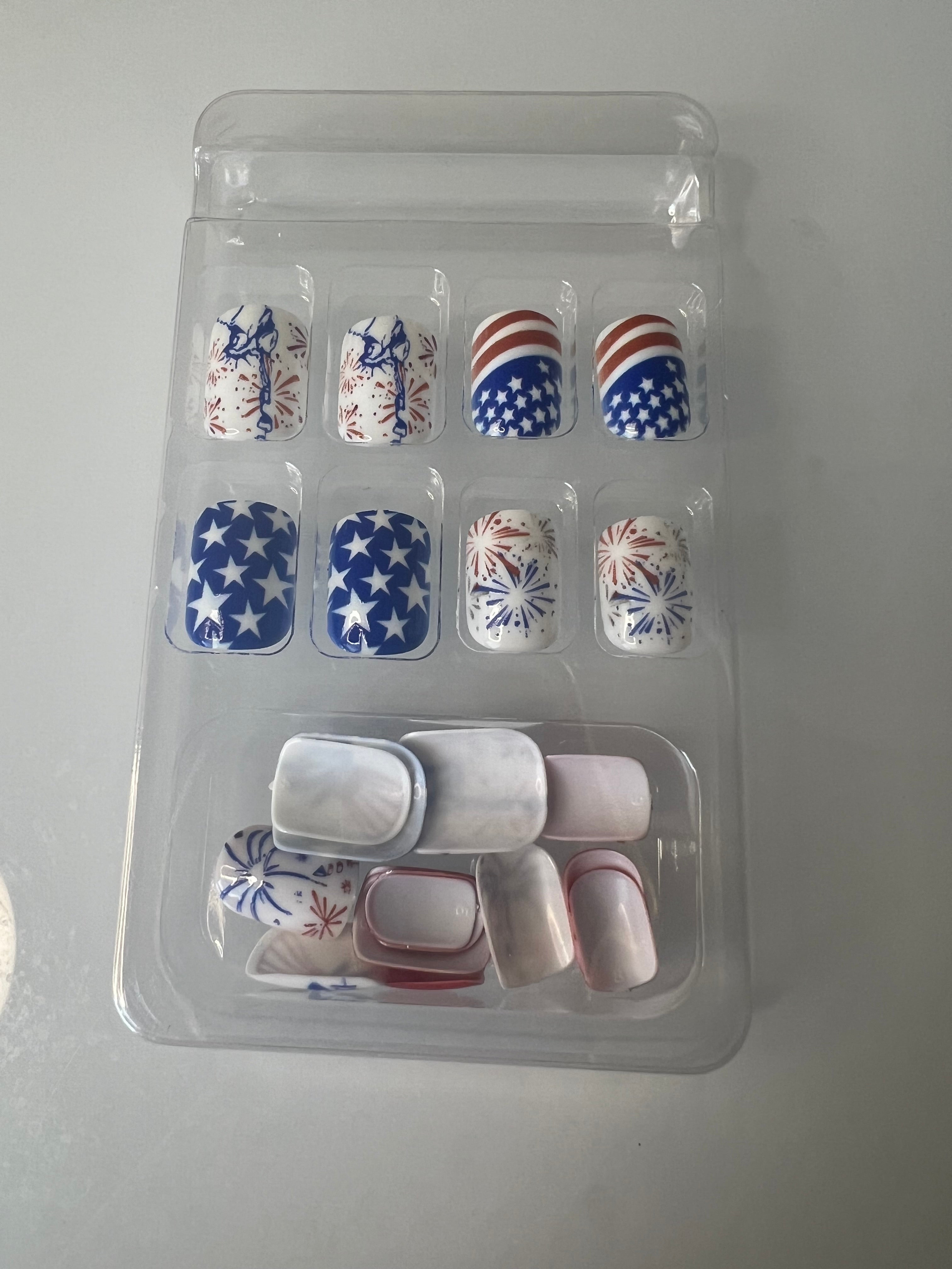 Independence Day Press On Nails
