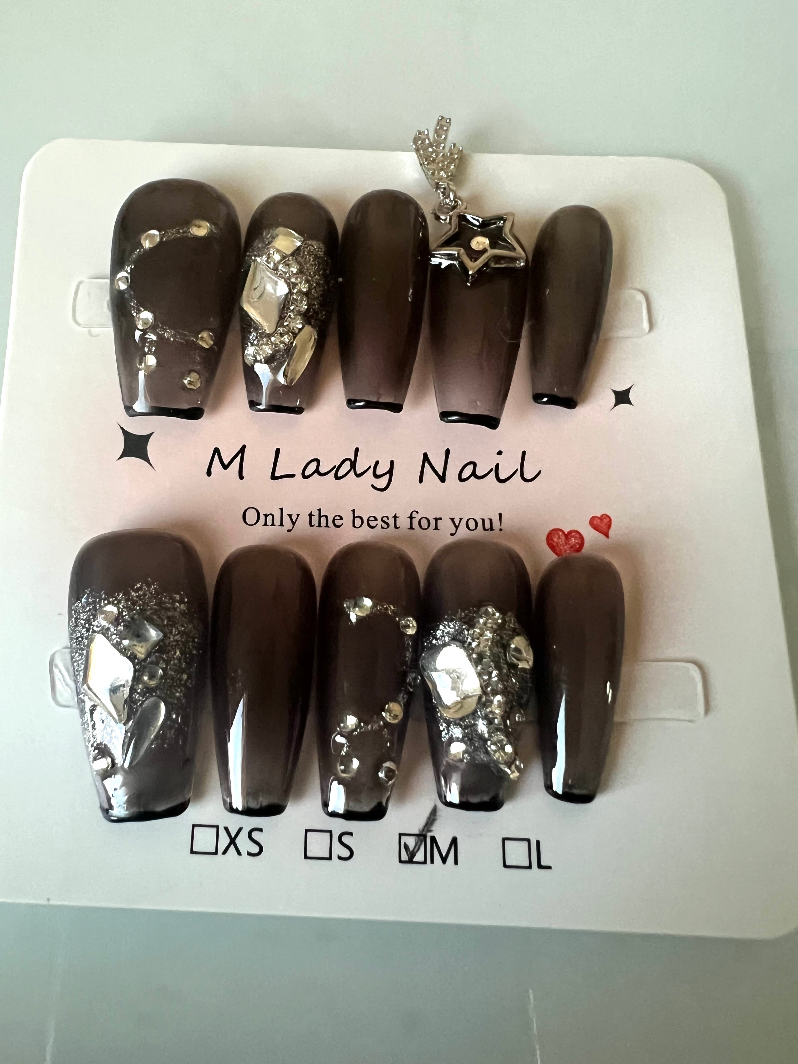Midnight Luxe Press On Nails
