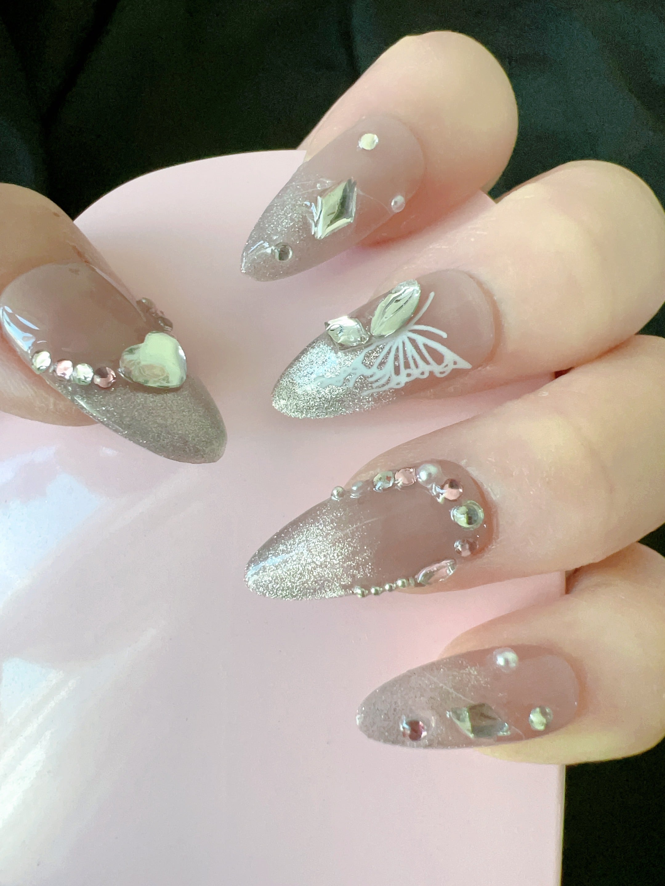 Moonlit Elegance Press On Nails