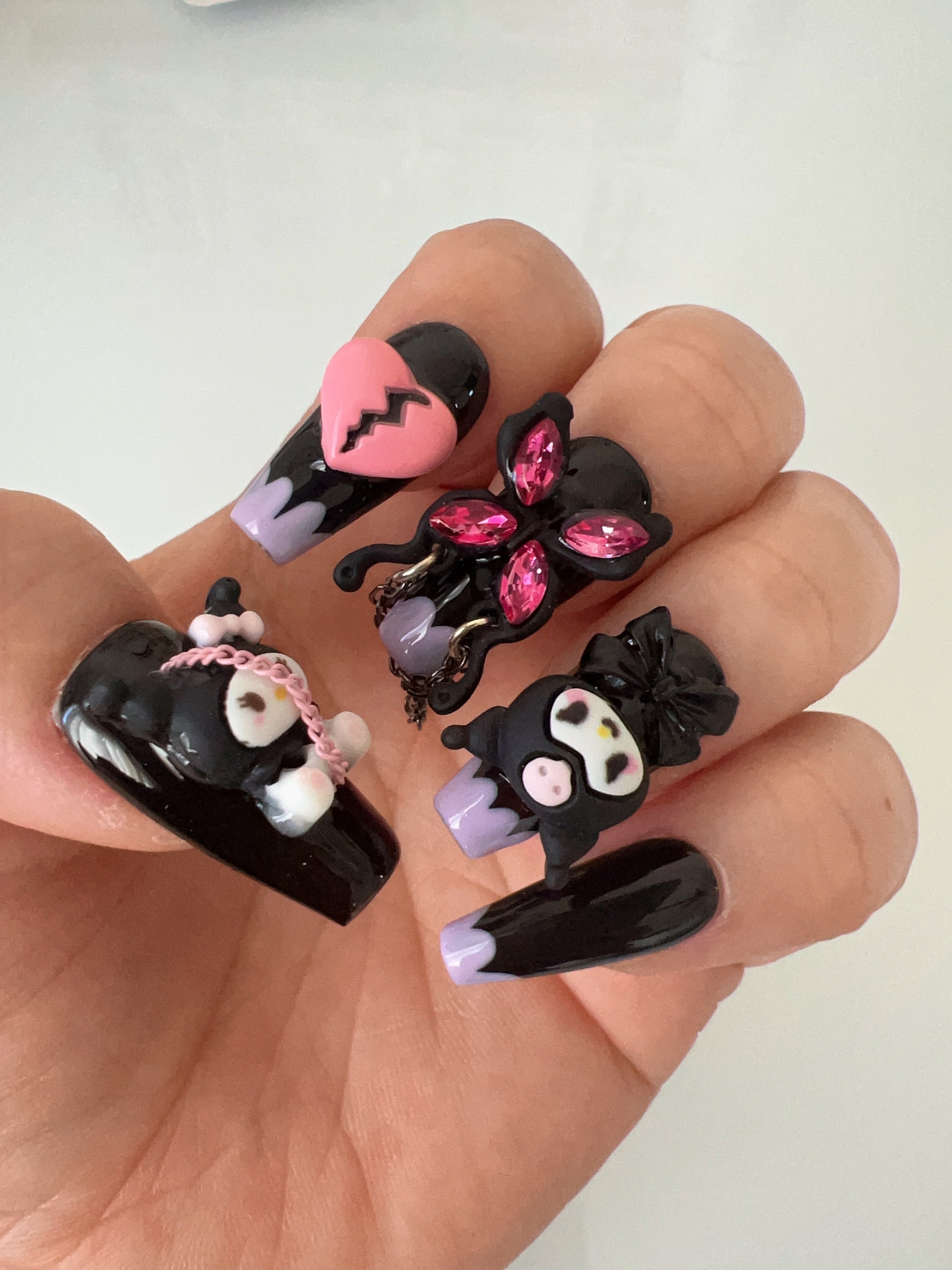 Gothic Charm Press On Nails
