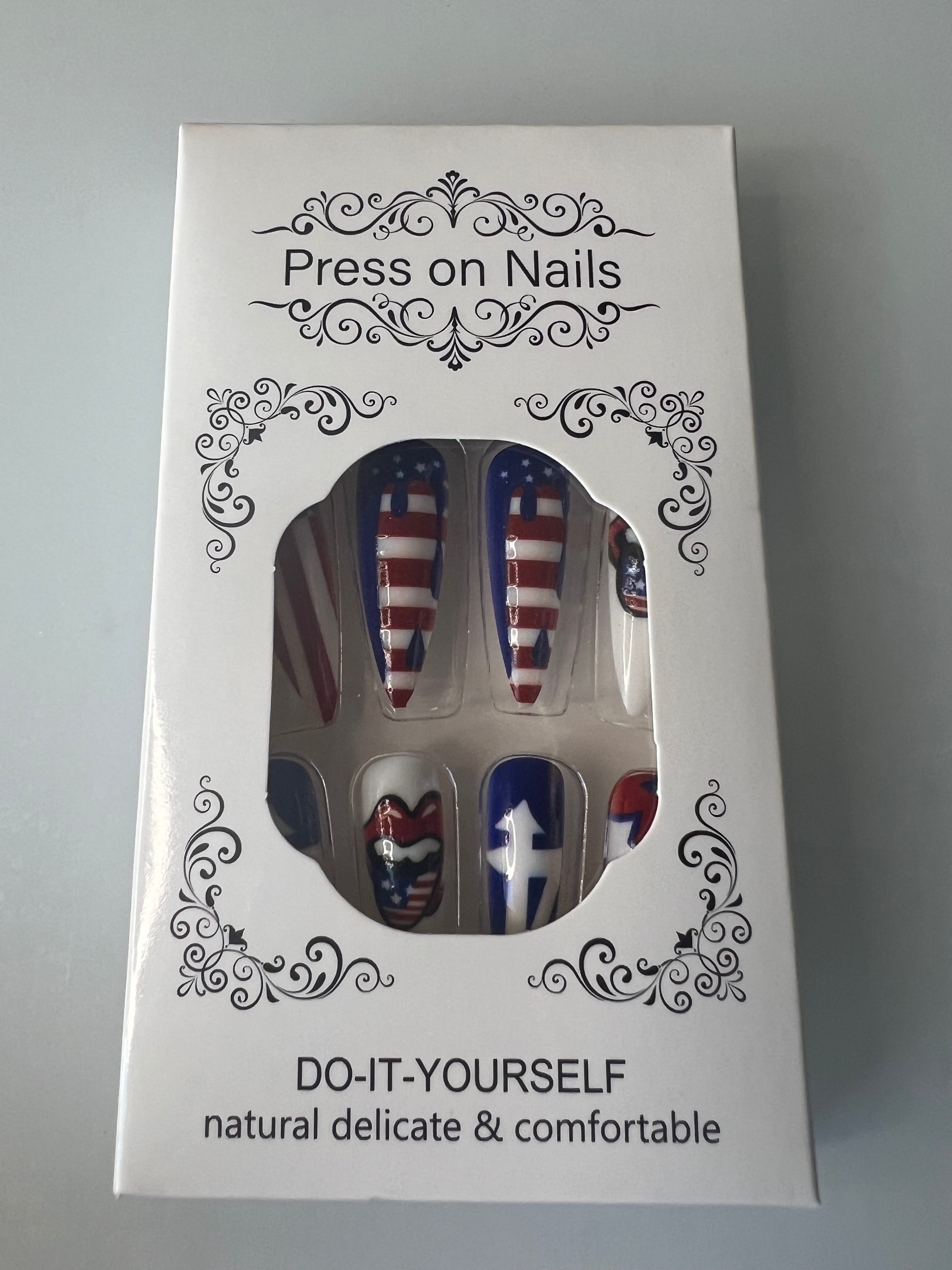 Independence Day Press On Nails