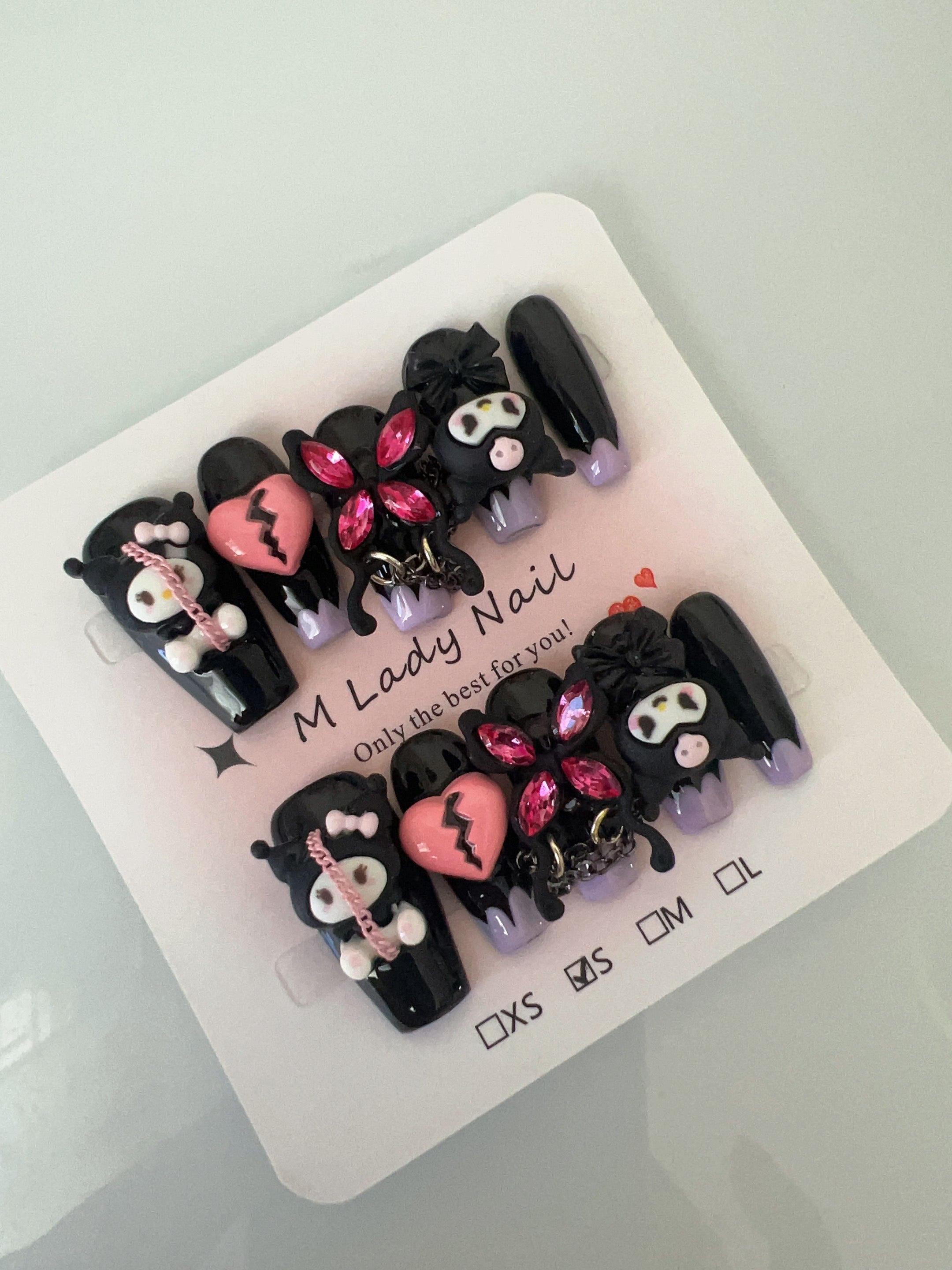 Gothic Charm Press On Nails