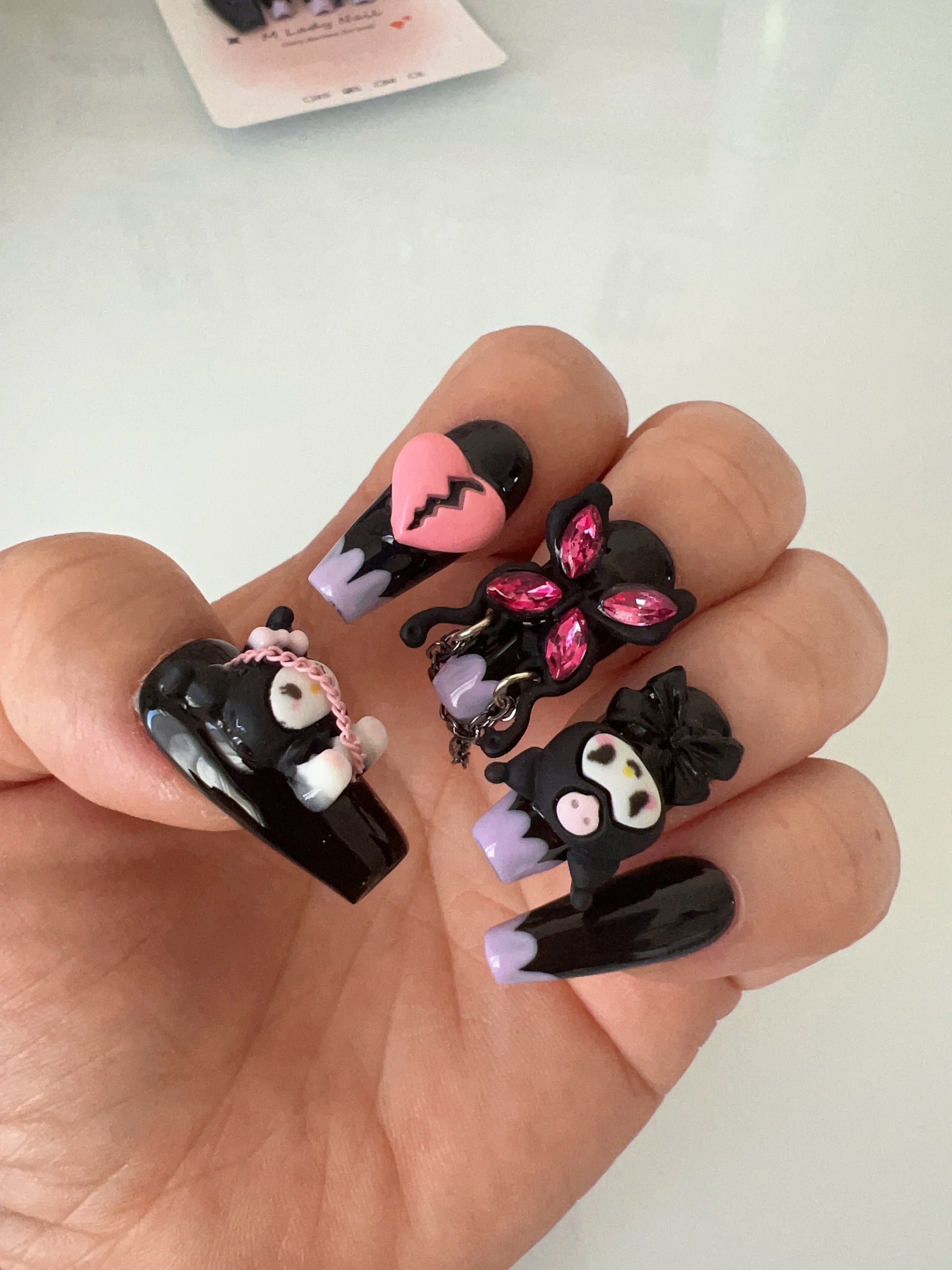 Gothic Charm Press On Nails